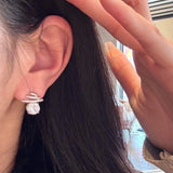 批發價-韓國設計鋯石流星耳環🎁連禮盒🎁 （耳夾/925純銀耳針款） (15/6截 預計7月中旬)