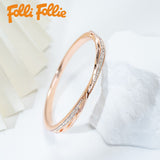 批發價-💎Folli Follie 2026最新玫瑰金色閃石手鈪🎁連原裝包裝 (28/8截 預計9月下旬)