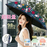 miffy 防UV超輕三折伸縮雨傘 (27/8截 10月下旬)