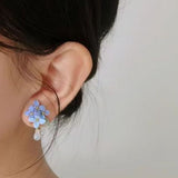 🤩日本小店設計2026手工新品🤩紫藤花耳環（耳針/耳夾） (20/6截 預計7月下旬)