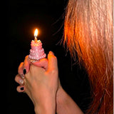 🎂🕯️ 蛋糕蠟燭＋生日蛋糕戒指套裝 🎂🕯️一套2個（2色各一） (15/9截 預計11月中旬)