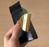 💖 絕美！YSL 最新款 VIP 贈品：金屬半月鯊魚夾 💖 有盒 (7/10截 預計11月下旬)
