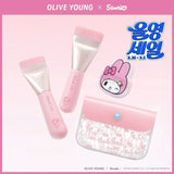 批發價-Sanrio x 🇰🇷OY銷售最高刷具🥇Fillimilli 迷你平頭粉底刷 828 +送Melody Pang Pang 泡芙 +送My Melody 小袋 (10/10截 預計10月下旬)
