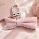 Dior Beauty 2026年七夕限定贈品粉色牛仔布蝴蝶結鎖匙扣🎁連原裝盒🎁 (6/10截 11月上旬)