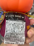 批發價-萬聖節南瓜造型的存錢筒糖果罐內含5個橘子風味糖 (1/10截 預計10月下旬)