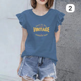 👕韓國熱賣Ruffles袖休閑tee (12/9截 預計10月中旬)