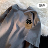 小店設計👍🏻口袋貓咪親子裝寬鬆Tee（小童及成人女可穿） (5/11截 預計11月下旬)