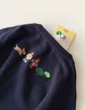 日系復古趣味卡通刺繡冷衫外套 (15/10截 預計11月中旬)