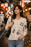 批發價-LESS IS MORE可愛圖案輕薄外套上衣 (3/8截 預計9月上旬)