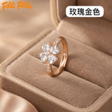 批發價-Folli Follie 幸運四葉草🍀開口戒指💍附原包裝 (4/11截 12月上旬)