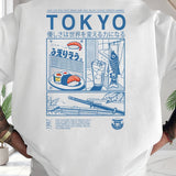 🖤東京壽司🍣圖案男女裝寬鬆Tee🤍 (5/9截 預計10月上旬)