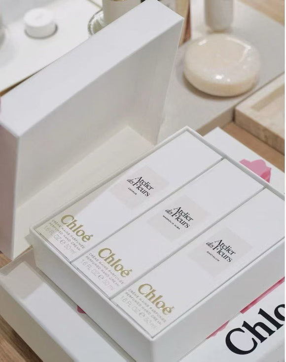 Chloe 護手霜3件套 (北國雪松➕木蘭詩語➕檀木夜旅） (23/11截 預計12月中旬)
