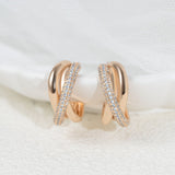 Folli Follie貴氣三環鋯石耳環 🎁附禮盒🎁 (24/11截 12月中旬)