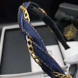 韓國🇰🇷東大門最新窄身牛仔布髮箍 (4/3截 預計4月上旬)