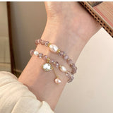 批發價-韓國熱賣🇰🇷淡水珍珠法式雙層手鍊🎁配禮盒🎁 (10/3截 預計4月中旬)