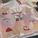 批發價-日本🇯🇵Hello Kitty珍珠色可摺疊購物袋🛍️連蝴蝶結掛件 (14/3截 預計4月中旬) (Copy)