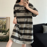 批發價-灰黑Hello Kitty夏季連身裙睡衣 (8/4截 預計5月上旬)