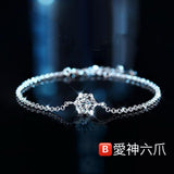 正品Moissanite莫桑石1卡六爪925純銀手鏈🎁連證書及禮盒 (14/5截 預計6月中旬)