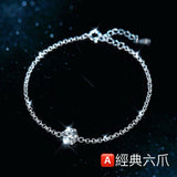 正品Moissanite莫桑石1卡六爪925純銀手鏈🎁連證書及禮盒 (14/5截 預計6月中旬)