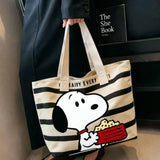 日本🇯🇵Snoopy厚身帆布Tote Bag（袋口有拉鏈） (13/5截 預計6月中旬)