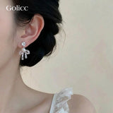 Golicc縷空蝴蝶結🦋珍珠耳環🎁配禮盒🎁 (9/6截 預計7月上中旬) (Copy)
