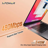 批發價-XPower CC240 240W 鋅合金超速傳輸充電線 (10/6截 預計7月下旬)