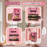 批發價-台灣正版授權Hello Kitty 新款豹紋滑輪車 (15/6截 9月底)