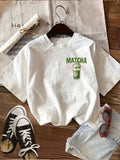 Matcha Latte圖案男女裝Tee (17/7截 預計8月中旬)