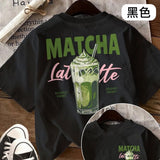 Matcha Latte圖案男女裝Tee (17/7截 預計8月中旬)