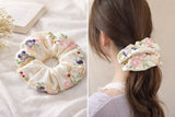 批發價-限量手工製🌸 刺繡花髮圈 Scrunchie (18/7截 預計8月中旬)