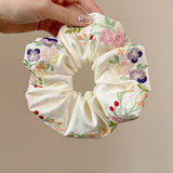 批發價-限量手工製🌸 刺繡花髮圈 Scrunchie (18/7截 預計8月中旬)