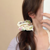 批發價-限量手工製🌸 刺繡花髮圈 Scrunchie (18/7截 預計8月中旬)