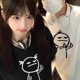 批發價-攪笑公仔圖案男女裝寬鬆Tee (20/7截 預計8月下旬)