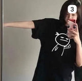 批發價-攪笑公仔圖案男女裝寬鬆Tee (20/7截 預計8月下旬)