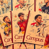 📘Campus B5 足球系列筆記簿📘一套7本，每款各1（紅藍色邊隨機） (21/7截 預計8月下旬)