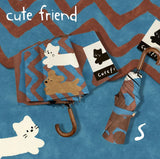 批發價-☂️日本熱賣🇯🇵Cute Friend貓咪🐱圖案波紋萌友勾抦縮骨遮 (26/7截 預計8月中下旬)