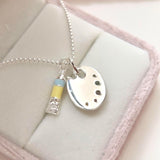 批發價-🎨藝術靈感項鍊｜Palette & Paint Tube Charm🎁連禮盒 (27/7截 預計8月下旬)