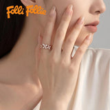 批發價-Folli Follie 花漾蝴蝶開口戒指💍附原包裝 (6/8截 預計9月上旬)