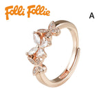 批發價-Folli Follie 花漾蝴蝶開口戒指💍附原包裝 (6/8截 預計9月上旬)