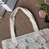 批發價-MiuMiu Summer Reads Lace 米白色刺繡Tote Bag (10/8截 預計9月中下旬)