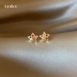 批發價-Golicc 彩色閃石星星耳環/頸鍊 🎁配禮盒🎁 (12/8截 預計9月中旬)