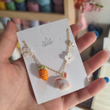 批發價-💛✨【兔仔 x 細蘿蔔】小店手製微勾首飾套裝 (13/8截 預計9月中旬)