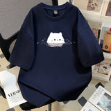 可愛貓咪🐱圖案男女裝Tee🤍 (15/8截 預計9月中旬)