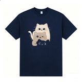 可愛貓咪🐱圖案男女裝Tee🤍 (15/8截 預計9月中旬)
