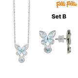 批發價-✨ Folli Follie 新品上市😍蝶舞翩翩套裝系列✨一套耳環連頸鏈😍 (24/9截 預計10月下旬)