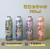 Labubu彈蓋飲管水杯（2025/8月團） (25/8截 預計9月下旬)