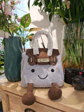 二次創作Jellycat mix Hermes 風趣味毛毛Mini Size 可愛手袋👜 18 cm (23/11截 預計12月上中旬）) (Copy)