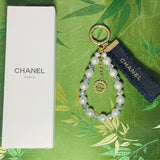 CHANEL2025專櫃正品💯絲帶及吊飾DIY珍珠水晶鑰匙扣🎁連原裝白盒🎁 (23/11截 預計12月中旬)