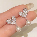 批發價-韓國新款不規則心型珍珠耳環 🎁配禮盒🎁 (3/3截 預計3月下旬)