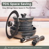 批發價-百年中華老字號張小泉 星石系列廚具套13件套黑柄 (3/3截 預計4月上旬)